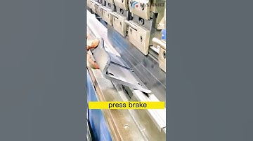 The whole process of precision machining of CNC press brake🔥🔧#hanmo #sheetmetal #pressbrake #bending