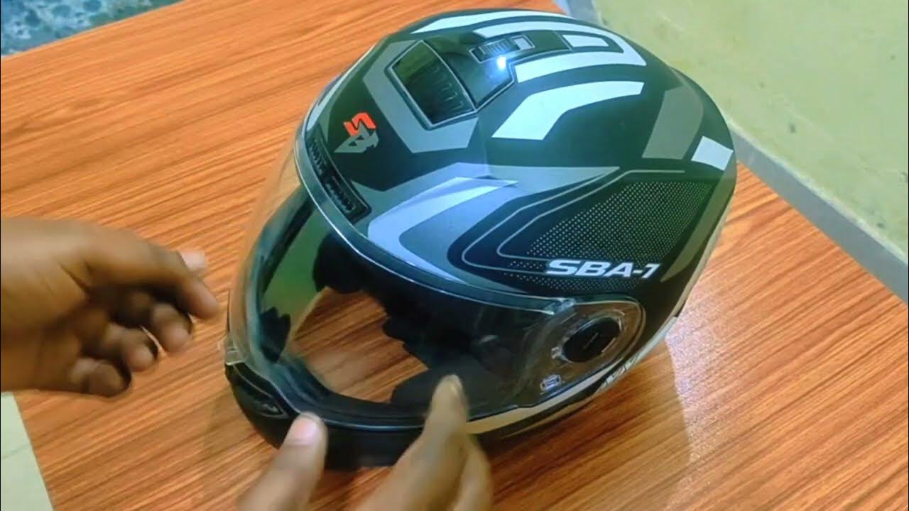 How to change a helmet visor or glass. Steelbird helmet visor change