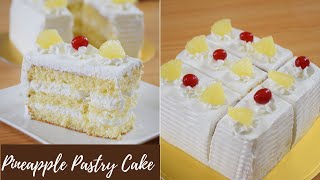 Pineapple Pastry Cake Pineapple Cake Pastry Recipe Manjaris Recipe
