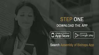 Assembly of Bishops Mobile App Download & Registration Tutorial screenshot 2