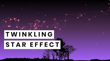 Twinkling Star Animation using Javascript | Web Design Inspiration