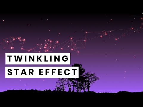Twinkling Star Animation using Javascript | Web Design Inspiration