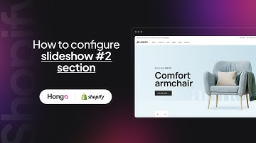 Hongo Shopify Theme - How to configure slideshow #2 section?