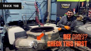 Diesel engine DEF Codes. Check this first