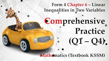 KSSM Form 4 Mathematics Chapter 6 - Comprehensive Practice (Q1 - Q4) | Linear Inequalities
