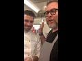Геннадий Йозефавичус и шеф-повар Давиде Корсо на кухне Bosco Casa: прямой эфир в Instagram 24.12.20