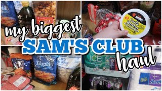 $466 SAM'S CLUB HAUL | November 2021