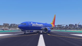 Landing the 737 Max 8 in X plane 11