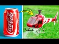 COCA-COLA HELICOPTER || Fantastic Recycling DIYs And Mini Crafts || Plastic, Metal, Cardboard