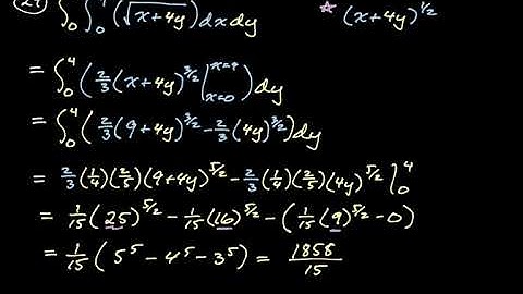 Iterated (Double) Integrals Over Rectangles || Multivariable Calculus (Assignment 5, pt 2)