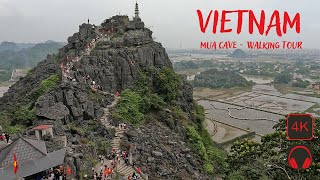 Vietnam, Ninh Binh - Walking Tour in Mua Cave - Immersive Sound [4K - 50 FPS]