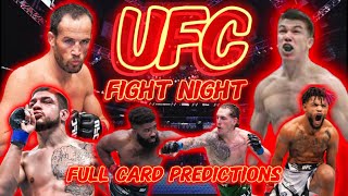 UFC Fight Night Allen vs Curtis 2 - Full Card Predictions and Breakdown