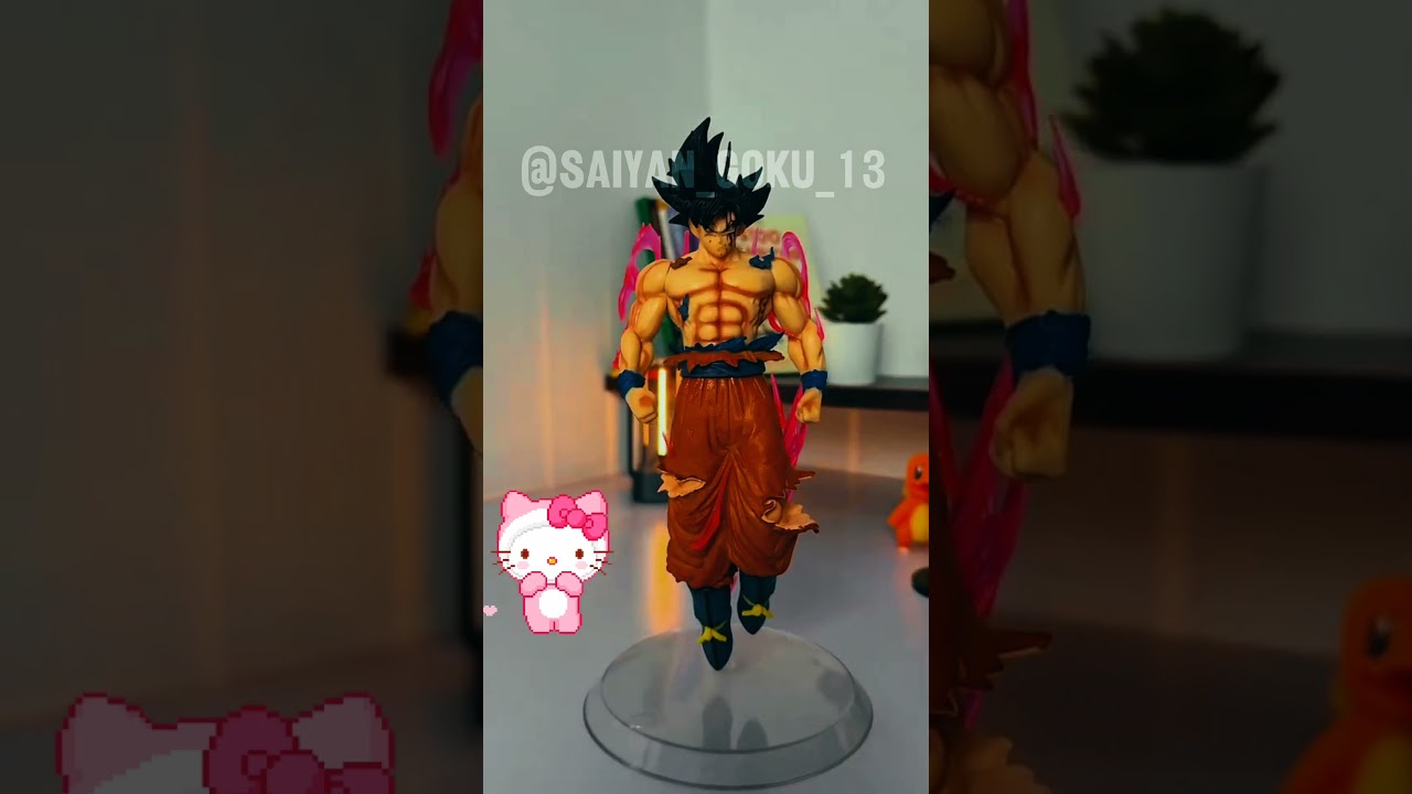 ULTRA INSTINCT SON GOKU #goku #animieeditz #explorepage #dragonball #amv #animefigures #hellokitty.