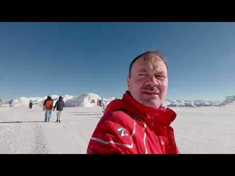 Видео: Первый спуск с Розы Пик 28.12.2023