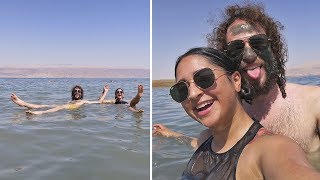 How does it feel to float in the DEAD SEA?