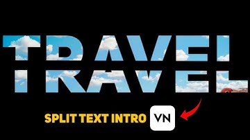 Split Screen Text Animation In VN Video Editor | Cinematic Text Animation In VN App
