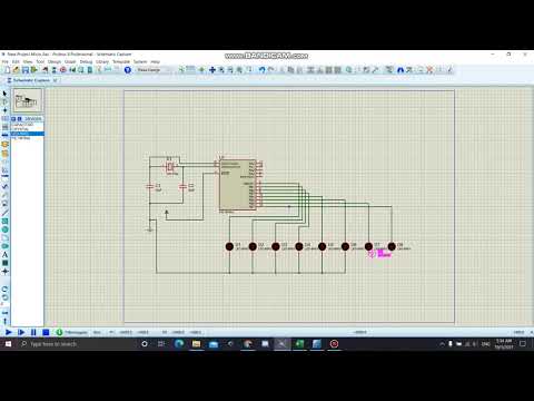Led Blinking using PIC16F84A (Proteus & Flowcode)