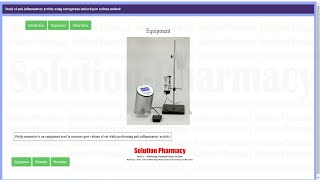 Study of Anti-Inflammatory Activity Using Carrageenan Induced Paw Oedema Method | Ex-Pharm Software screenshot 4