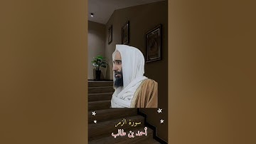 تلاوة بهية لسورة الزمر | أحمد بن طالب