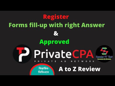 How to Approved PrivateCPA account | Register Approved and offers A to Z Review | Bangla tutorial