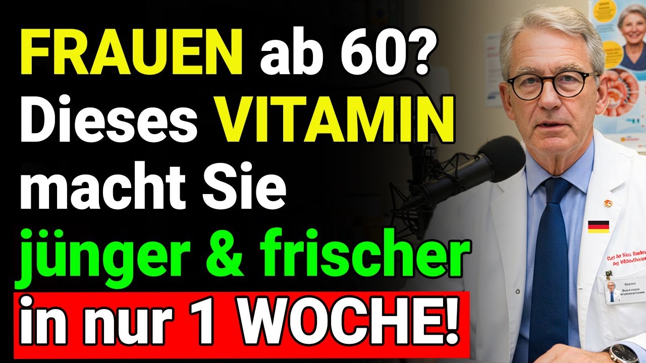 Dieses EINE Vitamin lässt Frauen ab 60 sofort jünger und frischer aussehen!