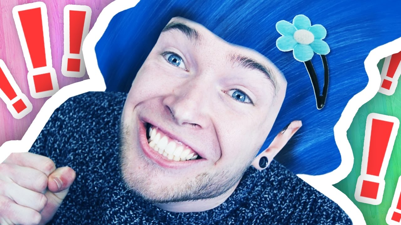 Dantdm's New Hair: Pink and Blue! - wide 5