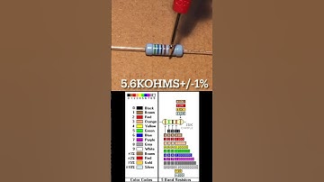 How to -  5.6 kohm 5 band resistor example #innovation #businessidea #electronics