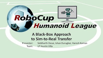 [RoboCup][V-RoHOW] A Black-Box Approach  to Sim-to-Real Transfer