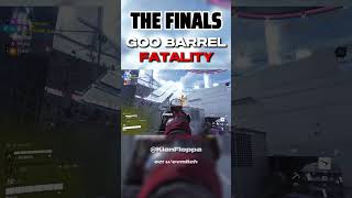 GOO BARREL FATALITY ☠️ (WITHOUT MUSIC RE-UPLOAD) #thefinalsgame #gaming #funny #soundboard