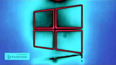 Windows 10 Neon Boot Logo Animation in Flanged Pulse Effect 3.0