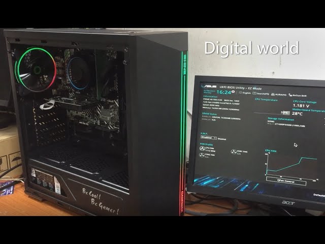 Assembly PC i5-12400F | ASUS PRIME H610M-A D4-CSM | PC Build i5