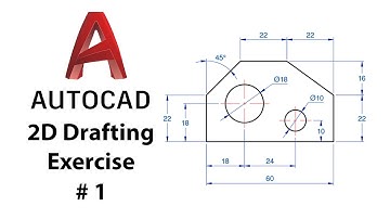 AutoCAD 2D Drafting Exercise # 1- Basic to Advance in Hindi