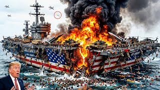 July 13, 2026: The largest US aircraft carrier carrying 17,000 special forces is destroyed. screenshot 3