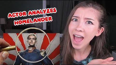 AN ACTOR ANALYZES ANTONY STARR AS HOMELANDER IN THE BOYS