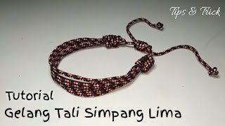 Cara Membuat Gelang  Dari  Tali  Kur 4 Warna Vidio Cara Membuat