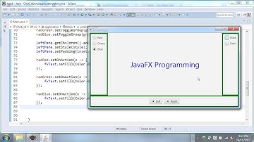 Java Programming 2 - JavaFX UI Controls Part 2/2