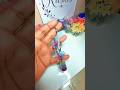 Mini beaded floral keychain | beaded flower making tutorial #minifloral #keychain #tutorial #diy