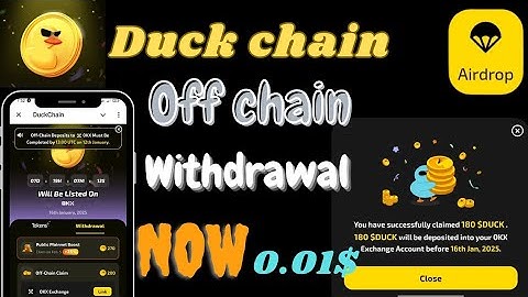 Duckchain Airdrop withdrawal | Duckchain Airdrop offchain Withdrawl | Duckchain Airdrop listing date