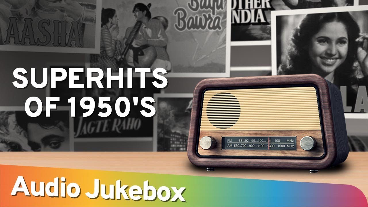 Evergreen Bollywood Songs of 1950s | Hindi Audio Songs Jukebox | Classic Old Songs Collection
