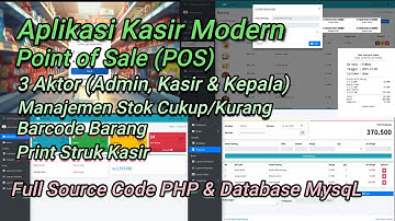 Source Code Aplikasi Kasir Online & Point of Sale (POS)| Download Source Code Website Aplikasi Kasir