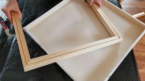 How to remove gallery wrapped canvas from stretcher bars: step by step process | Betty Franks Art