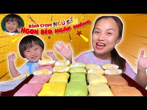 Video Triệu LiKe Cho Mâm Bánh Crepe Ngũ Sắc Nhân Sầu... - youtube