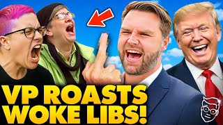 JD Vance FLIPS OFF Pink-Haired Lib LIVE On-Stage, Massive Crowd ROARS with Laughter: 'Number One' 🤣