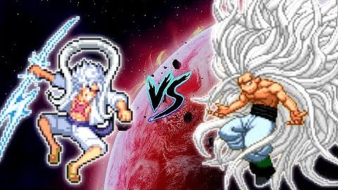 Luffy Egg Head V3 OP (all form) VS Goku SSJ Infinity Ultra Instinct Goku OP in Jump Force Mugen