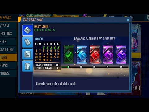 Claiming Day 5 Daily Login Emerald Card- NBA2K Mobile