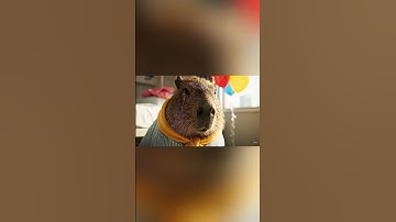 Ngày sinh nhật đáng thương của Capy và cái kết cảm động #capybara