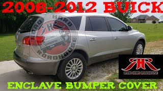 2008-2012 BUICK ENCLAVE REAR BUMPER COVER REMOVAL 2008-2012 BUICK ENCLAVE REAR BUMPER COVER REMOVAL