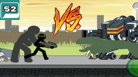 Hulk and Me difficult fight in level 52 | anger of stick 5