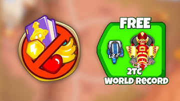 I Attempted A New 2TC World Record.. (BTD6)