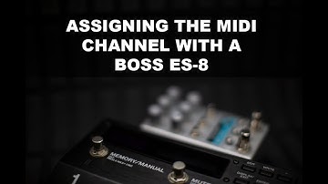 Assigning The MIDI Channel With A Boss ES-8 And Chase Bliss